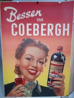 Originele Poster Coebergh Bessenjenever Schiedam, Verzenden, A1 t/m A3, Reclame, Rechthoekig Staand