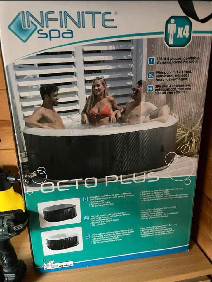 INFINITY OCTO PLUS SPA NIEUW, Tuin en Terras, Bubbelbaden en Hottubs, Nieuw, Opblaasbaar, Ophalen
