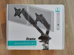 Gasgeveerd dubbele monitor arm, Iiyama DS3002C-B1, Computers en Software, Monitoren, Zo goed als nieuw, Overige typen, Overige resoluties