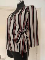 Wikkel overslag blouse tuniek L 40 vertikale streep heel moo, Primark, Maat 42/44 (L), Zo goed als nieuw, Verzenden