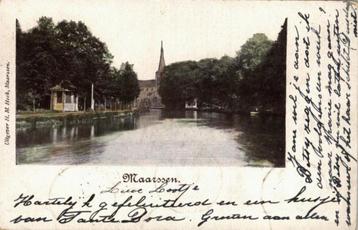 Maarssen Prachtkaart met 3 postzegels  st 1905 beschikbaar voor biedingen