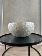 Pot en vaas shell white pot parelmoervaas, Ophalen of Verzenden, Nieuw, Rond