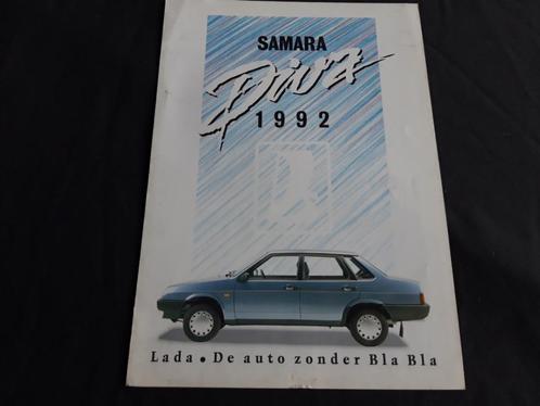 folder Lada Samara Diva 1992 - Nederlands, Boeken, Auto's | Folders en Tijdschriften, Zo goed als nieuw, Overige merken, Ophalen of Verzenden