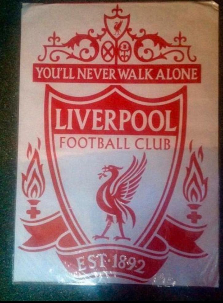 Liverpool, Manchester united, FC Barcelona stickervel, Sport en Fitness, Voetbal, Nieuw, Overige typen, Maat XL, Ophalen of Verzenden
