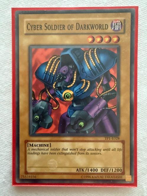 Cyber Soldier of Darkworld yugioh, Hobby en Vrije tijd, Verzamelkaartspellen | Yu-gi-Oh!, Zo goed als nieuw, Losse kaart, Verzenden