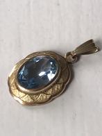 Kettinghanger Aquamarijn double Kordes Lichtenfels vintage, Sieraden, Tassen en Uiterlijk, Kettinghangers, Ophalen of Verzenden