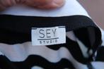 Top zwart/ offwhite Sey Studio ( Purdey) mt M Vaste prijs, Maat 38/40 (M), Sey Studio, Zwart, Ophalen of Verzenden