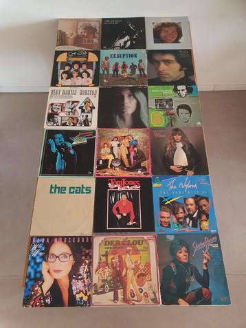 35 x LP's / vinyl platen: diverse artiesten, pop, rock, soul beschikbaar voor biedingen