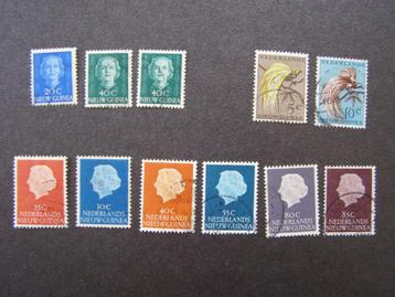 Nieuw Guinea 1952 – 1954, Juliana en Paradijsvogels beschikbaar voor biedingen