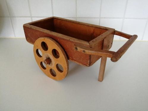 Oude jaren 1950 houten handkar, Antiek en Kunst, Antiek | Speelgoed, Ophalen of Verzenden