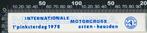 Sticker: Internationale Motorcross 1978 - MESCC - Asten, Ophalen of Verzenden, Zo goed als nieuw, Auto of Motor