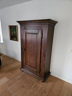 Mooie Donkere Eiken Kast in Topstaat, Met deur(en), Eikenhout, Zo goed als nieuw, 25 tot 50 cm