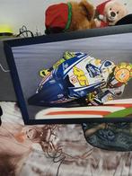 Mooi schilderij van een motor, Minder dan 50 cm, Oorspronkelijke maker, Ophalen of Verzenden, Zo goed als nieuw