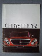 Brochure CHRYSLER - 1962 USA., Ophalen of Verzenden, Overige merken