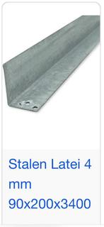 Latei, Doe-het-zelf en Verbouw, Metalen, Ophalen, Nieuw, Overige metalen
