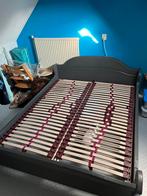 Houten tweepersoonbed met lattenbodem, Ophalen, Gebruikt, Tweepersoons, 200 cm