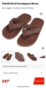 Nieuwe O'Neill slippers maat 44, Kleding | Heren, Ophalen of Verzenden, Zo goed als nieuw