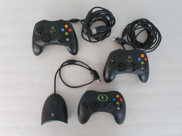 Xbox Original Controllers, Spelcomputers en Games, Spelcomputers | Xbox | Accessoires, Gebruikt, Xbox Original, Controller, Ophalen of Verzenden