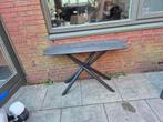 Complete set van glas, graniet krasvrij, Huis en Inrichting, Tafels | Eettafels, Ophalen, 50 tot 100 cm, Zo goed als nieuw, Vijf personen of meer