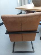 Industriële eetkamer stoelen, Huis en Inrichting, Stoelen, Ophalen, Gebruikt, Bruin, Metaal