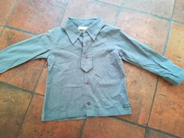 Mooi blousje, merk imps & elfs, maat 86. Grijs. Stropdas beschikbaar voor biedingen