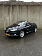Peugeot 206 1.6 16V CC 2006 Zwart, Auto's, Peugeot, Voorwielaandrijving, Zwart, 4 cilinders, Cabriolet