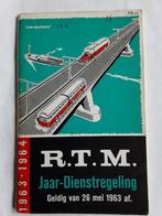 R.T.M. DIENSTREGELING geldig van 26 MEI 1963 af, Ophalen of Verzenden, Bus of Metro, Boek of Tijdschrift