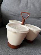 Tupperware snacktrio (nr 2), Ophalen of Verzenden, Zo goed als nieuw, Bak of Kom