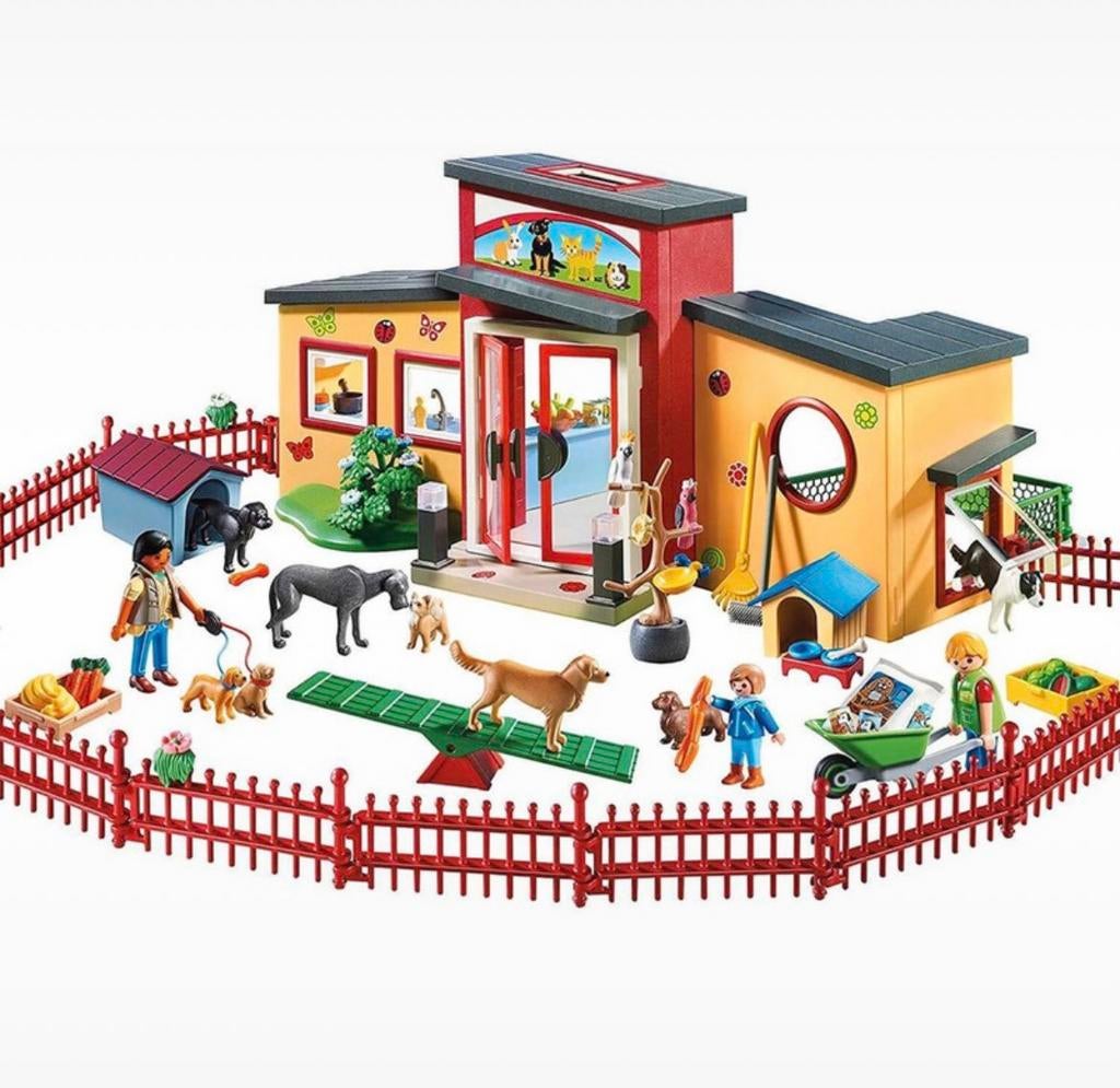 Playmobil 9275 dierenpension, Ophalen of Verzenden, Zo goed als nieuw, Complete set