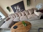 Hoekbank ribstof 350 breed, Huis en Inrichting, Banken | Complete zithoeken, Ophalen, Gebruikt, Stof