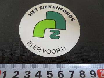 sticker Het ziekenfonds is er voor U  beschikbaar voor biedingen