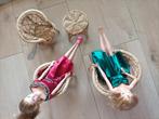 Barbie meubels met 2 poppen, Ophalen of Verzenden, Zo goed als nieuw, Barbie