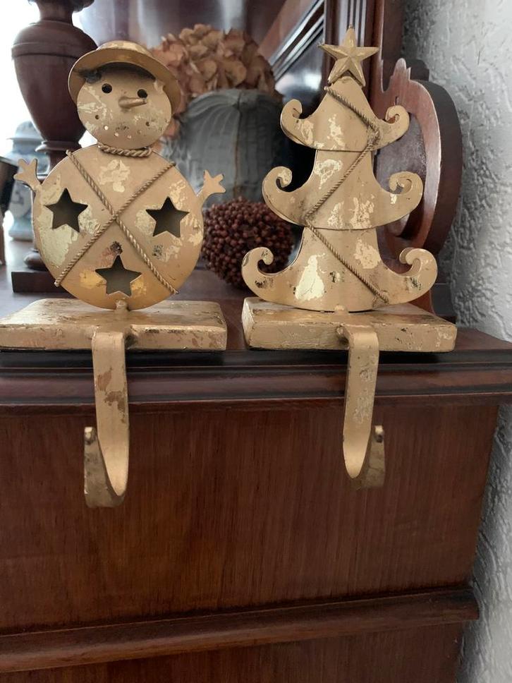 Vintage zware ijzer/licht metalen hangers, Diversen, Kerst, Ophalen
