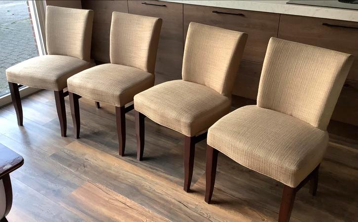 Eetkamerstoel - 4 stuks, Huis en Inrichting, Stoelen, Zo goed als nieuw, Stof, Overige kleuren, Ophalen