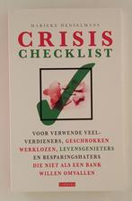 Henselmans, Marieke - Crisis-checklist / voor verwende veelv, Boeken, Gelezen, Verzenden