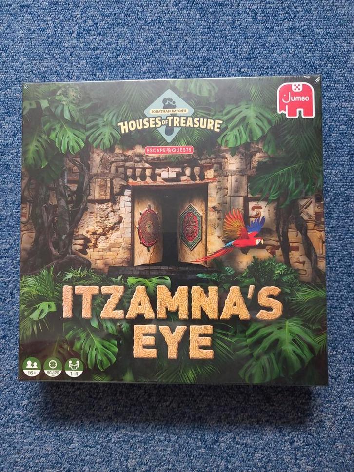 Itzamna's Eye - Escape Quest Bordspel, Hobby en Vrije tijd, Gezelschapsspellen | Bordspellen, Nieuw, Een of twee spelers, Drie of vier spelers