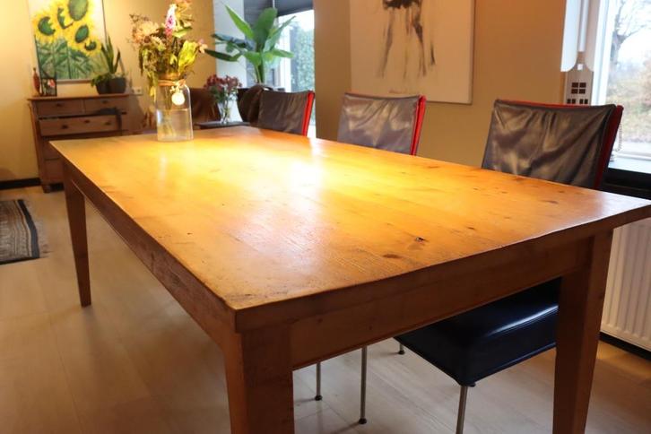 EETTAFEL, Huis en Inrichting, Tafels | Eettafels, Gebruikt, 200 cm of meer, 200 cm of meer, Vijf personen of meer, Rechthoekig