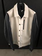 Korte Jas met leren mouwen.  L.     Kollekt, Kleding | Heren, Ophalen of Verzenden, Nieuw, Zwart