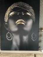 Schilderij African with love, Ophalen, Zo goed als nieuw, Schilderij, 100 tot 125 cm