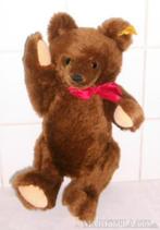 STEIFF * DE ECHTE MASKEN BROMBEER * Een Schatje! *, Verzamelen, Beren en Cherished Teddies, Verzenden, Zo goed als nieuw, Stoffen beer