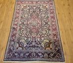 Vintage handgeknoopt perzisch tapijt kashan zijde 178x120, Info@SlatsAntiek.nl, 100 tot 150 cm, Perzisch, Ophalen of Verzenden