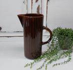 Bruine vintage kan, Potterie Driehoek Huizen, Antiek en Kunst, Antiek | Keramiek en Aardewerk, Ophalen of Verzenden