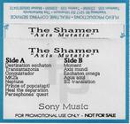 the shamen/axis mutatis-electronic/punk/synth/ambient-promo, Gebruikt, Verzenden, 1 bandje, Origineel