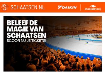 WK allround schaatsen rij 1 ! Westtribune Thialf Heerenveen beschikbaar voor biedingen