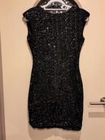 Glitter jurk met open rug, M, Soky & Soka, Maat 38/40 (M), Zwart, Ophalen of Verzenden, Zo goed als nieuw
