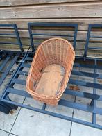 Fietsmand voor hond - rieten mand, Ophalen of Verzenden, Gebruikt, Fietsmand, Stuurbevestiging