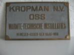 Reclame plaat Messing /Brons., Watersport en Boten, Ophalen of Verzenden, Overige typen