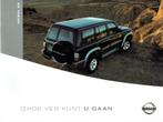 Folder Nissan Patrol GR (2002), Verzenden, Zo goed als nieuw, Nissan