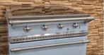 Luxe Fornuis Lacanche 70cm Delfts blauw & rvs INDUCTIE, Witgoed en Apparatuur, Fornuizen, 60 cm of meer, 3 kookzones of minder