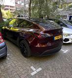 Tesla Model Y 2024 - Midnight Cherry + White Interior, Auto's, Tesla, Automaat, 495 min, Origineel Nederlands, Vierwielaandrijving